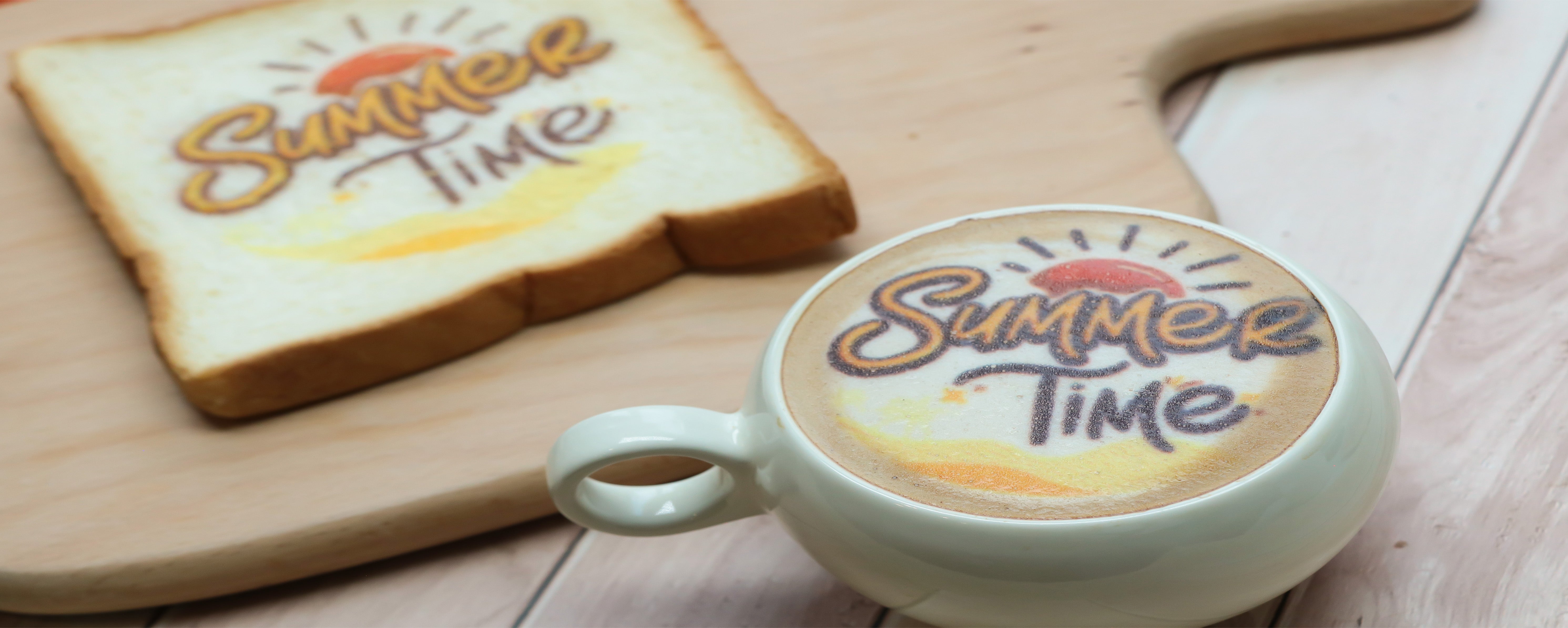 Summer Latte Art Vibes