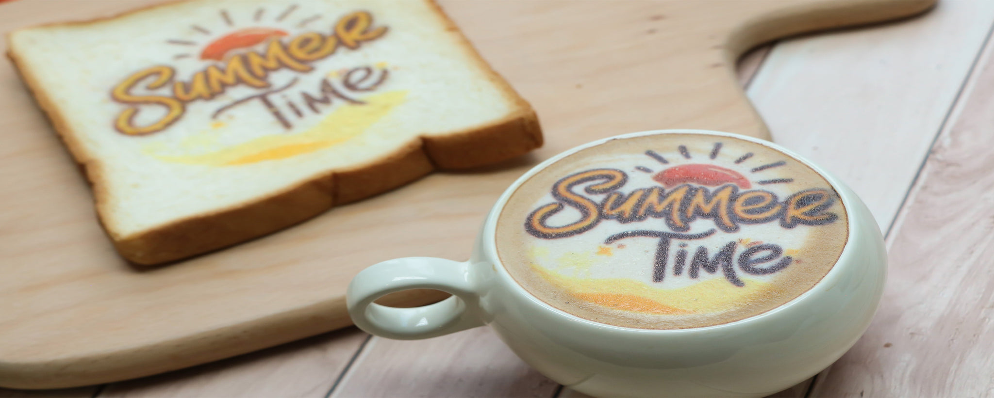 Summer Latte Art Vibes