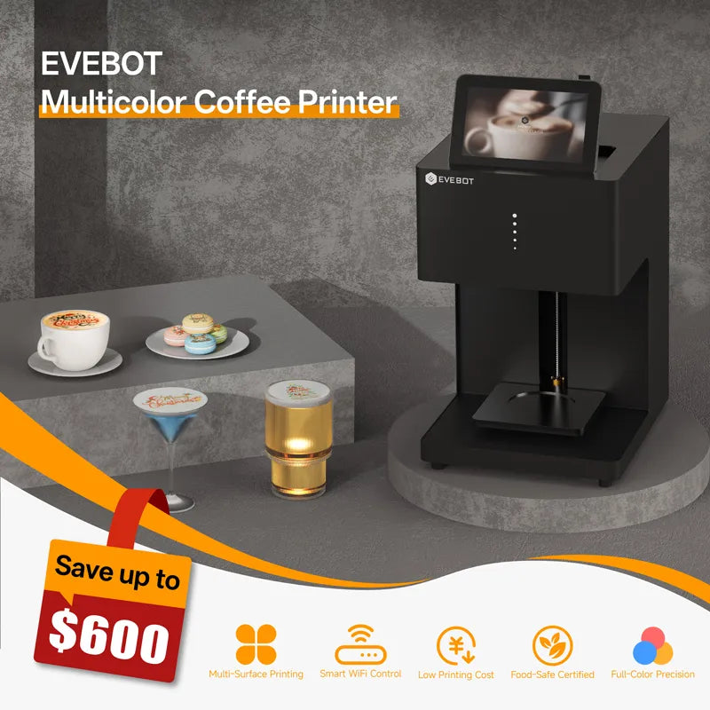 Evebot Kaffee drucker EB-FC Farbdrucker