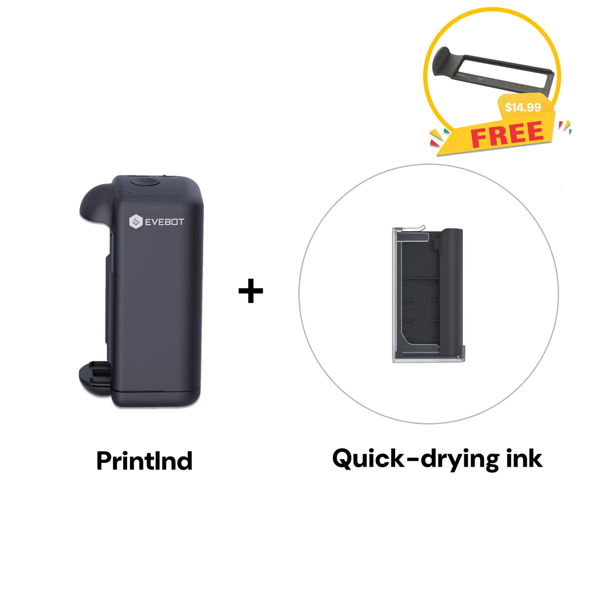 Evebot PrintInd Handheld Inkjet Printer Gun Evebot