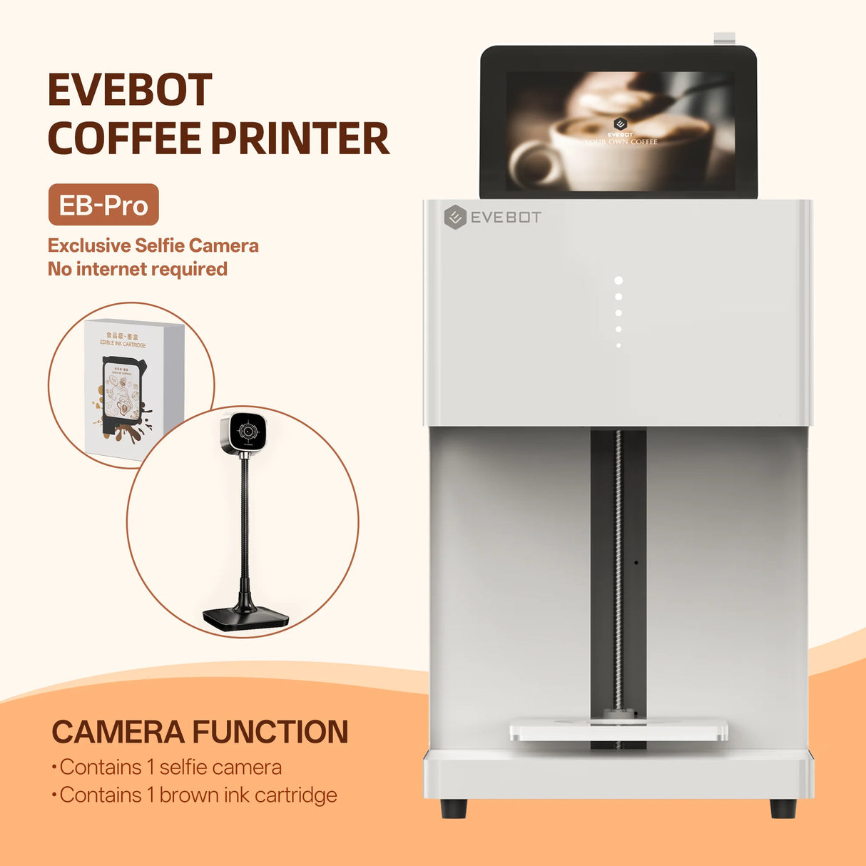 Evebot 咖啡印表機 EB-Pro 高速
