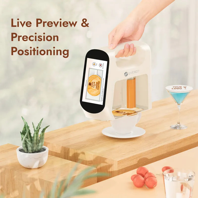 Evebot Smart Handheld Food Printer (Next-Gen with Visual Positioning)