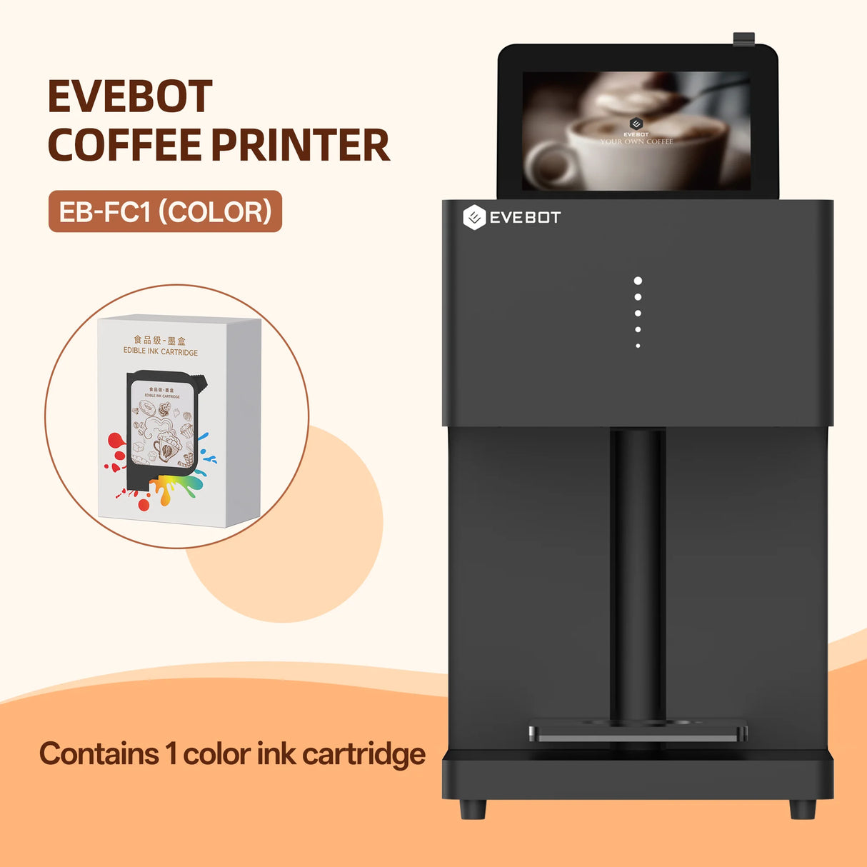 Evebot Kaffee drucker EB-FC Farbdrucker
