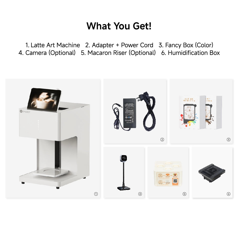 Evebot EB-FC1 Multicolor Coffee Printer Evebot