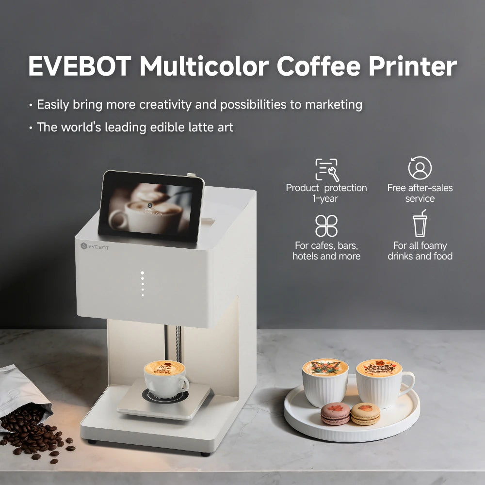 Evebot EB-FC1 Multicolor Coffee Printer Evebot