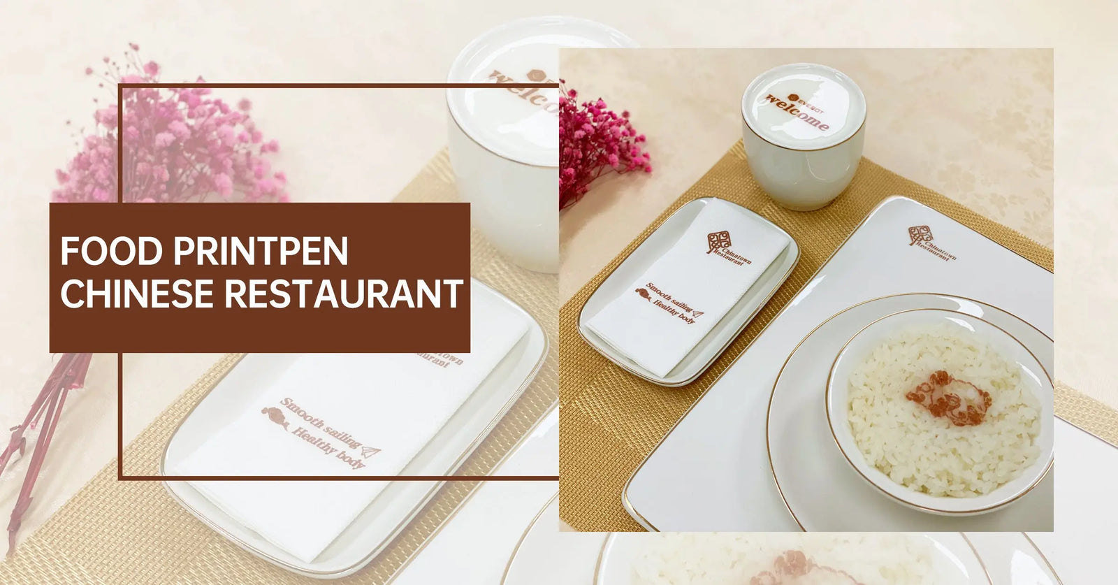 How to use EVEBOT Food-grade PrintPen to create a special Chinese restaurant Evebot