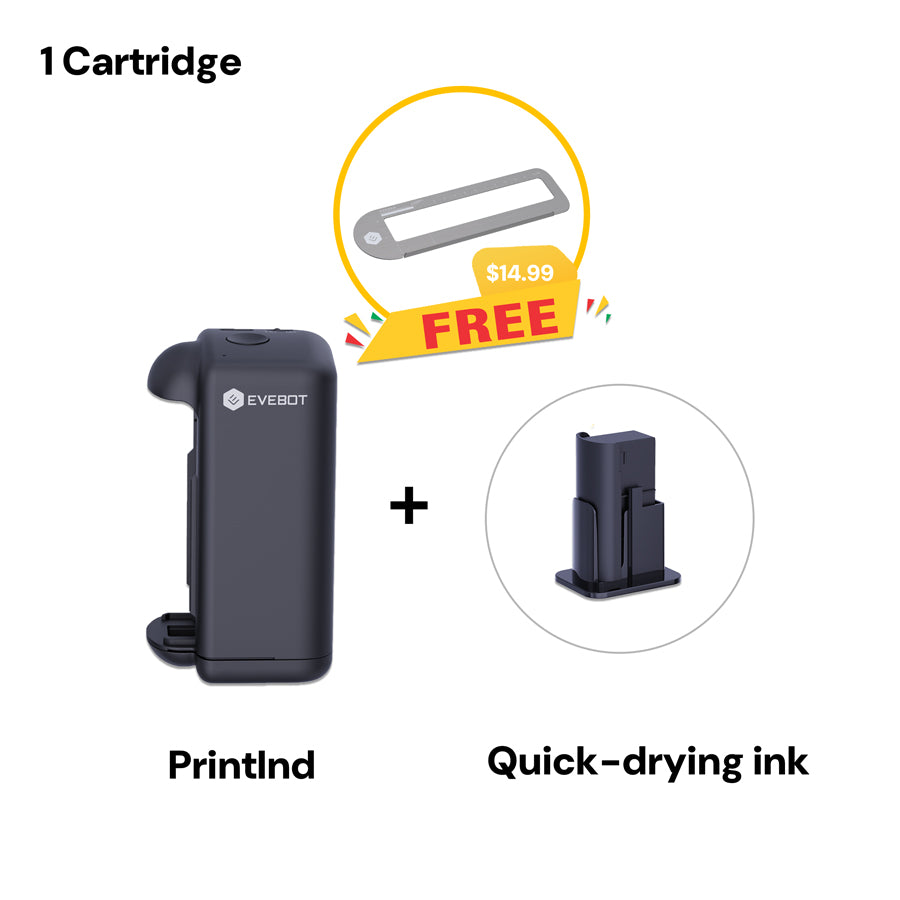 Evebot PrintInd - Ultra Portable Handheld Inkjet Printer