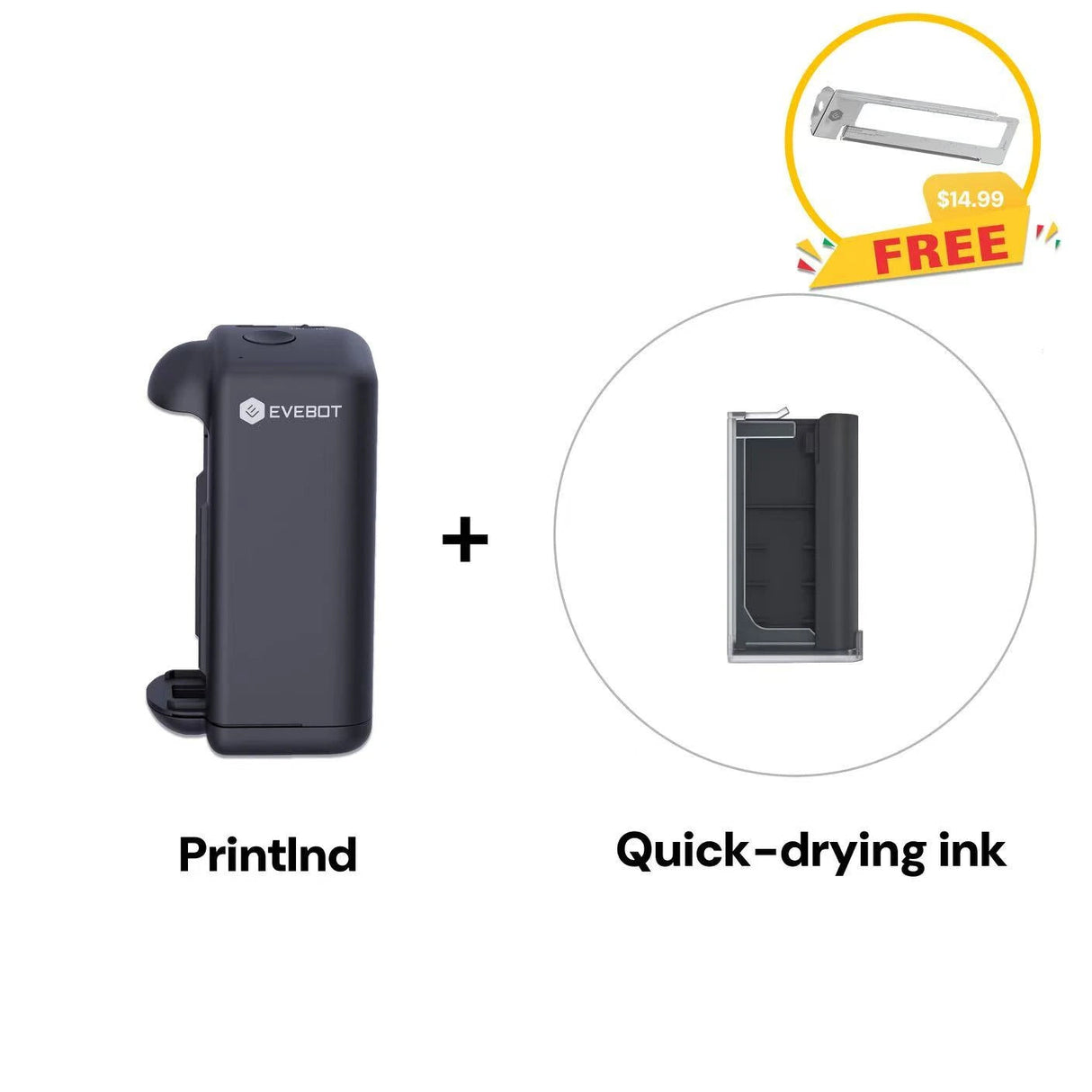 Evebot PrintInd Handheld Inkjet Printer Gun Evebot