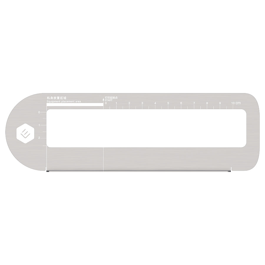 Universal auxiliary ruler for Handheld Printers