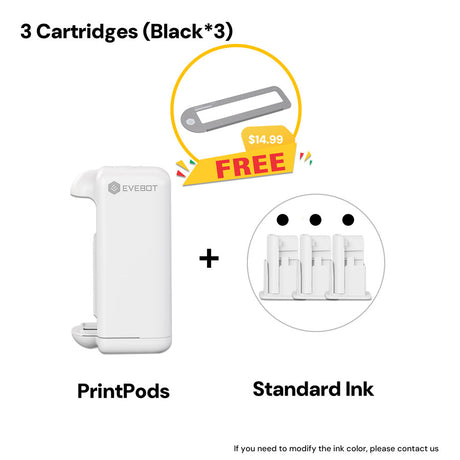 Evebot PrintPods-Stampanti portatili per superfici assorbenti