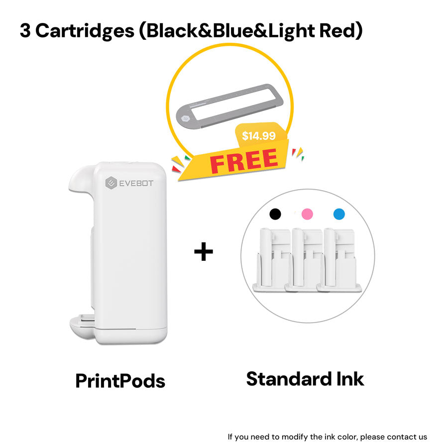 Evebot PrintPods-Stampanti portatili per superfici assorbenti