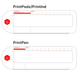 Universal auxiliary ruler for Handheld Printers