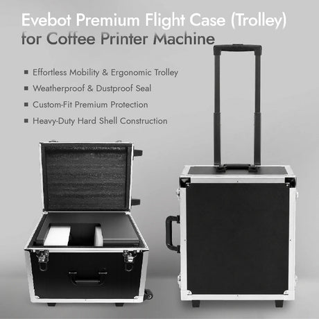 Premium Flight Case for Coffee Printer Machine Evebot