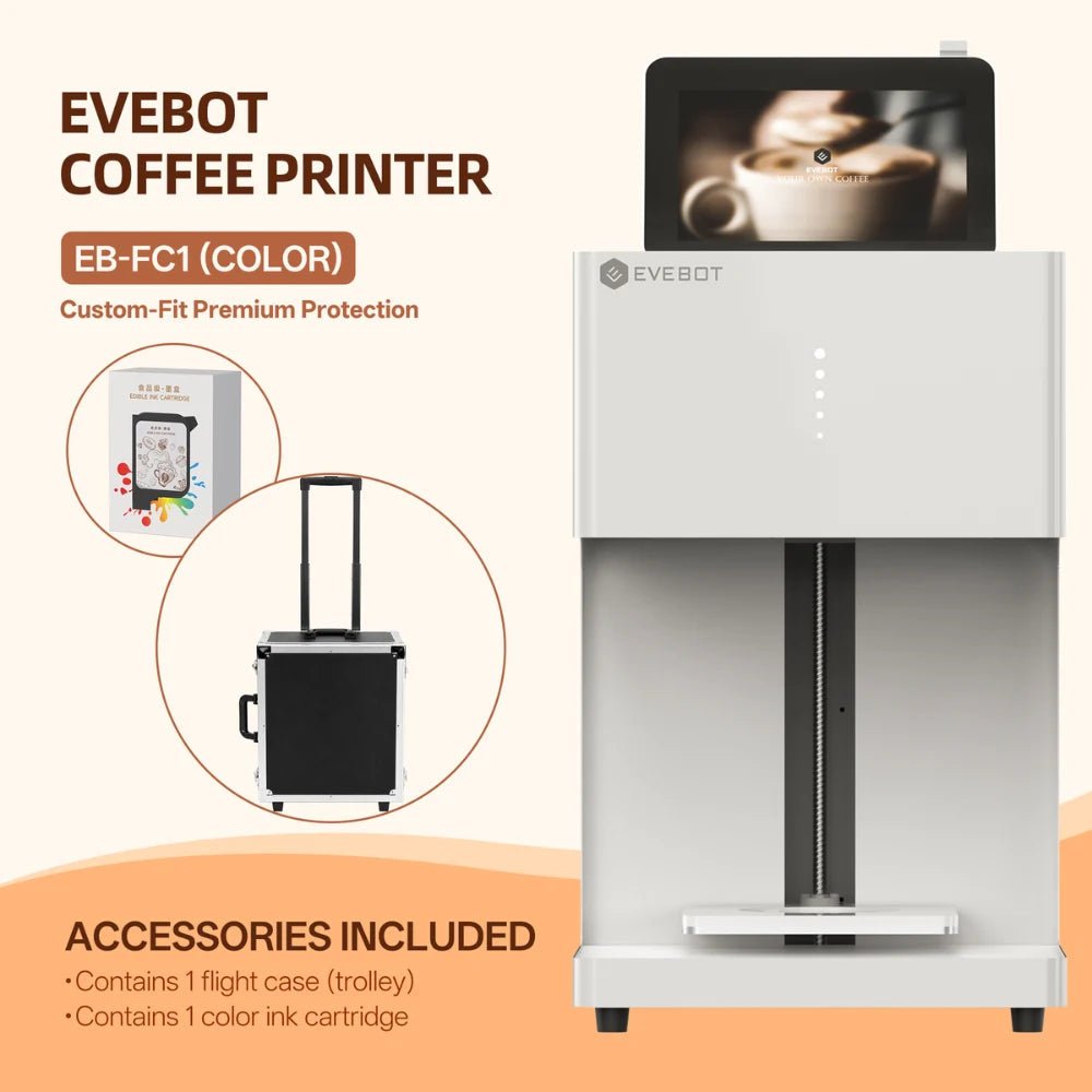 Evebot EB-FC1 Multicolor Coffee Printer Evebot