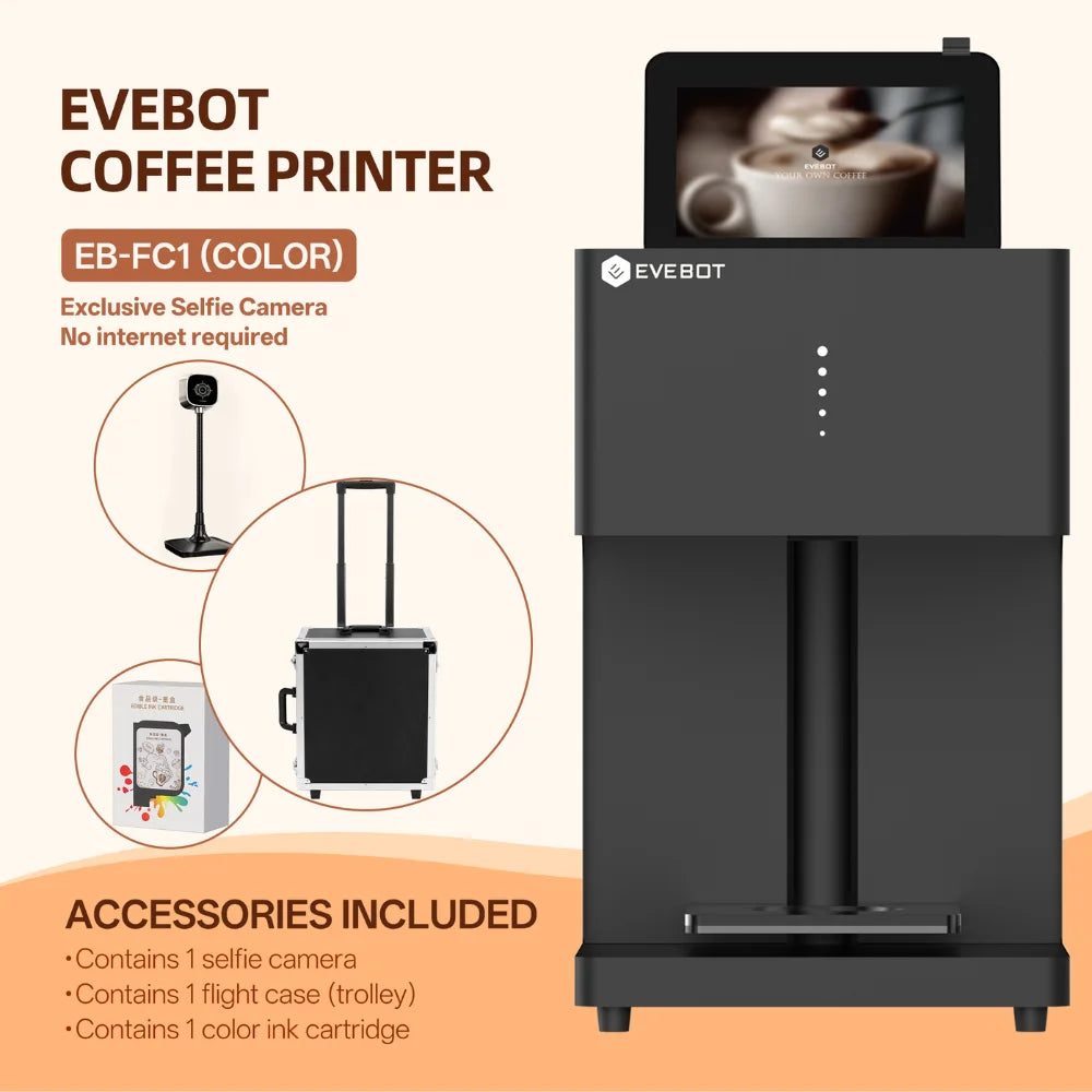 Evebot EB-FC1 Multicolor Coffee Printer Evebot