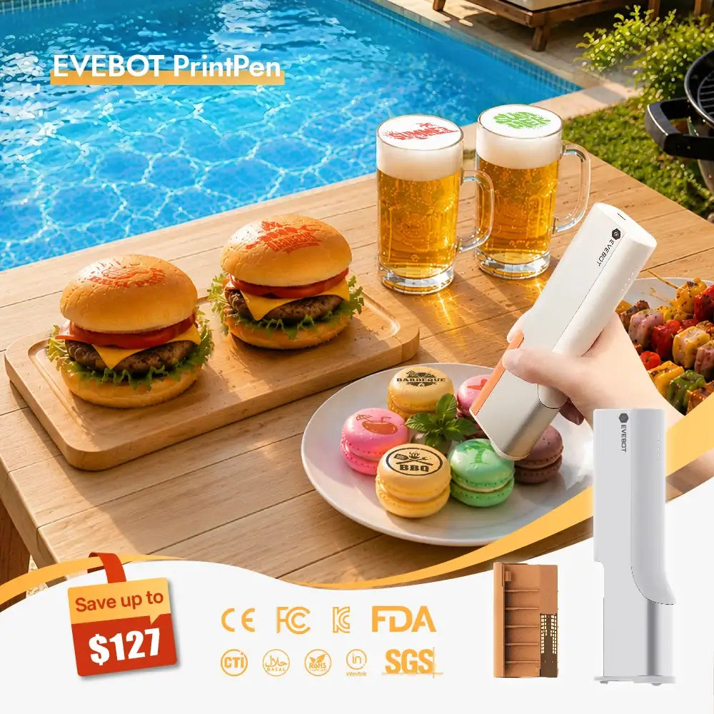 Evebot Food-grade Portable PrintPen - Evebot
