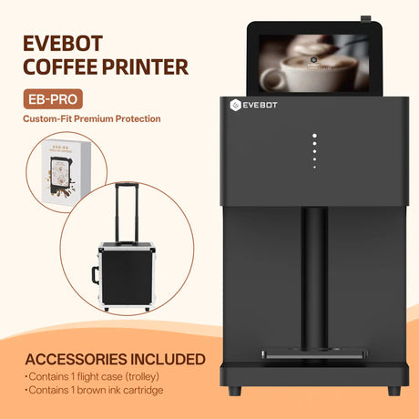 Evebot EB-Pro High Speed Coffee Foam Printer Evebot
