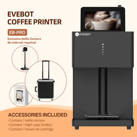 Evebot EB-Pro High Speed Coffee Foam Printer Evebot