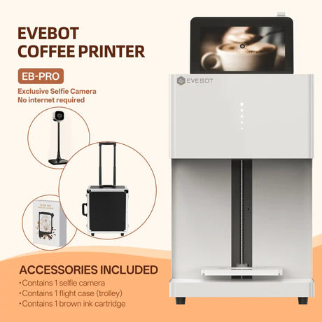 Evebot EB-Pro High Speed Coffee Foam Printer Evebot